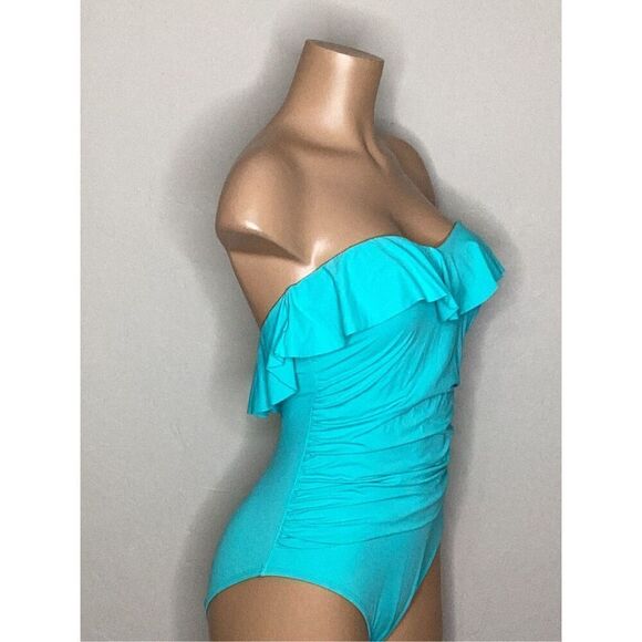 New. Bleu Rod Beattie ruffle one piece. Size 20W. Retails $125 - Picture 10 of 12